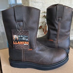 Llanero work boot steel toe size 8.5 men’s